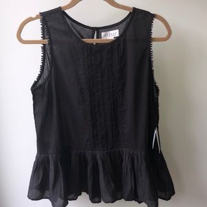Velvet by Graham & Spencer Kaydin peplum tank top